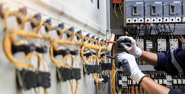 Professional Electrician technician working in South Hill, VA